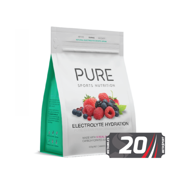 Pure - Superfruits electrolytes 500g <br><h3 style="color: #ff0000;">Redeem for 20 METAMILES</h3>